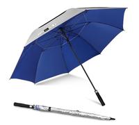 NINEMAX UV Schutz Golf Regenschirm Groß,Automatische öFfnen Golfschirm XXL