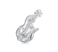 NINGAN 925 Sterling Silber Skelett Hand Bass Perle kompatibel mit Frauen Armband Perle 5A Zirkon Charme, Familie und Freunde Geburtstagsgeschenke