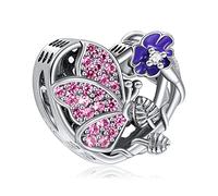 NINGAN die Zwillinge 12 Sternzeichen Geburtstag Anhänger - 925 Sterlingsilber Anhänger für Armband & Halskette - Ideale Geburtsgeschenke für Frauen & Freundinnen