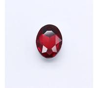 NingPower 48 Stück Ovale Strasssteine Mehrere Facetten Spitze Unterseite Künstlicher Kristall Edelsteine, Geeignet für Kunsthandwerk Projekte, Aufnähen, 13mm X 18mm, Rot