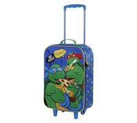 Ninja Turtles Mates-Soft 3D Trolley-Koffer, Grün, 17 x 33 x 52 cm, Kapazität 26 L