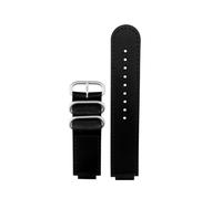 NINOMA 18 mm Retro-Armband aus echtem Rindsleder, kompatibel mit Casio AE1200 AE1300 A158W/A168 W-216H, konvexer Mund, Herrenarmband, Schwarz, Braun, Blau(Black sk)