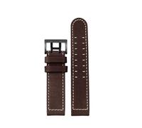 NINOMA 20 22 Kompatibel mit Hamilton Khaki Aviation Watch H77616533 H70615733 Uhrenarmband aus echtem Leder Jazz Field Herrenarmband-Stil(A Dark brown black,22mm)