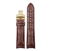 NINOMA 22 mm 23 mm 24 mm Kalbsleder-Uhrenarmband mit gebogenem Ende, kompatibel mit Tissot-Uhrengürtel 1853 COUTURIER T035627A T035407A T035439 Herrenarmband(Brown gk,24mm)
