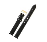 NINOMA Kalbslederarmband kompatibel mit Swarovski Uhr Crystalline Oval Dial Plate 5158517/5158544 /5158972 12mm/14mm Damenarmband Pink/Grau/Schwarz(Black Gk,12mm)