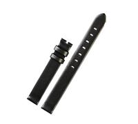 NINOMA Kalbslederarmband kompatibel mit Swarovski Uhr Crystalline Oval Dial Plate 5158517/5158544 /5158972 12mm/14mm Damenarmband Pink/Grau/Schwarz(Black NK,14mm)