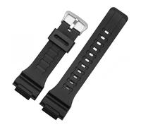 NINOMA Kompatibel mit Casio Aqs810-Armband AQ-S810W, Uhrenersatz, Originalzubehör, WC-5208-Gummigehäuse, weiß, 5208-Harz-Silikon-Uhrenarmband(Matte black sk)