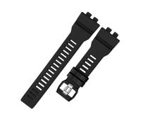NINOMA Kompatibel mit Casio G-Shock 5554 GBD-800 GBD-800-2/-7 GBA-800 GBA-800uc 3464 Uhrenarmband, mehrfarbig, schwarzes Harzarmband, Uhrenzubehör(Noir)