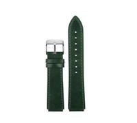 NINOMA Retro-Armband aus echtem Leder, kompatibel mit Casio A158W A168 / F91w / AE-1200WHD/A158/A159/A169/AE1200, Vintage-Uhrenarmband(Green sk)