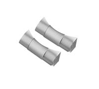 NINOMA Schwarz-blaues, gebogenes Gelenk, wasserdichtes Fluorkautschuk-Uhrenarmband, kompatibel mit Tudor 1958BLACK BAY M79030N M79030b, Uhrenarmband, modifiziertes Herrenarmband(Silver-2,20mm)