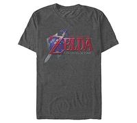 Nintendo Herren Hey Ocarina T-Shirt, Dunkelgrau, Mittel