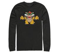 Nintendo Herren Just Bowser T-Shirt, Schwarz, 4X-Groß