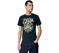 Nintendo Herren Legend of Zelda Symbolic Circle T-Shirt, Marineblau, Mittel