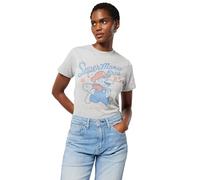 Nintendo Herren Super Mario Running Profile 1985 T-Shirt, Athletic meliert, Klein