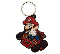 Nintendo Mario Kart - Drift, Schlüsselanhänger aus Gummi, 4.5 x 6 cm Mehrfarbig