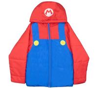 Nintendo Super Mario Bros Winterjacke für Jungen Mario Kart Grafikdruck Jungen Puffer Wintermantel für große und kleine Kinder