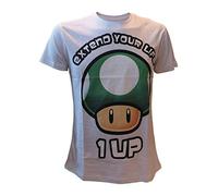 Nintendo T-Shirt -L- Extend Your Life (weiss)