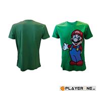 Nintendo T-Shirt -M- Standing Mario (grün)