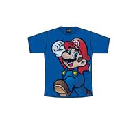 Nintendo T-Shirt -S- Super Mario (blau)