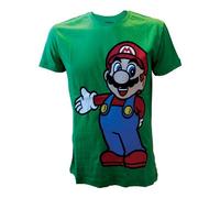 Nintendo T-Shirt -XS- Standing Mario (grün)