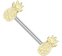 Nippelpiercing Ananas