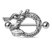 Nippelpiercing Drache