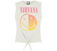 Nirvana Amplified Collection - Gradient Spliced Top weiß in XL