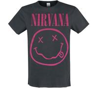 Nirvana Amplified Collection - Neon Pink Männer T-Shirt Charcoal XL