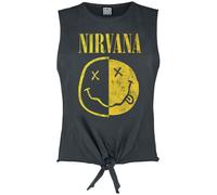 Nirvana Amplified Collection - Spliced Top charcoal in XL