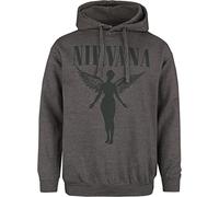 Nirvana Angel Männer Kapuzenpullover Charcoal XXL 80% Baumwolle, 20% Polyester Band-Merch, Bands