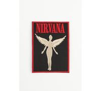 Nirvana - Angelic - Aufnäher Schwarz Onesize