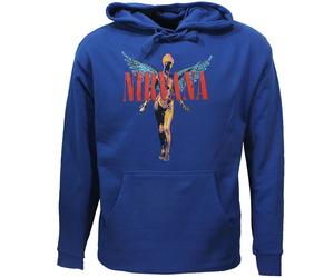 Nirvana Angelic Band Kapuzenpullover Blau S Blau