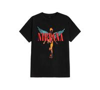 Nirvana Herren T-Shirt Angelic – 100% Baumwolle – Schwarz XL