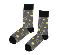 Nirvana Ankle Socken Mixed Smile Nue offiziell Herren Charcoal Grau (UK SIZE 7 - UK Size 7-11
