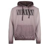 Nirvana Band Photo Männer Kapuzenpullover Purple L 100% Baumwolle Band-Merch, Bands, Urban Fashion