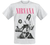 Nirvana Bathroom Photo T-Shirt grau meliert in S