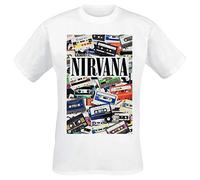 Nirvana - Nirvana Cassettes T-Shirt weiß L