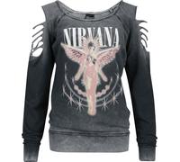 Nirvana Coloured Angels Sweatshirt charcoal in S