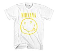 Nirvana Gelb Grunge Face T Shirt S