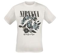 Nirvana T-Shirt Heart Shape Box weiß 100% Baumwolle Band-Merch Männer 2XL