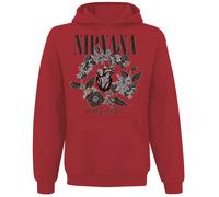 Nirvana Heart Shaped Box Kapuzenpullover rot in M