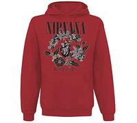 Nirvana Heart Shaped Box Männer Kapuzenpullover rot L 80% Baumwolle, 20% Polyester Band-Merch, Bands