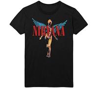 Nirvana Herren T-Shirt Angelic – 100% Baumwolle – Schwarz XL