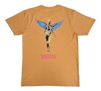 Nirvana T-Shirt In Utero Angel – Orange – 60% Baumwolle, 40% Polyester – Größe M