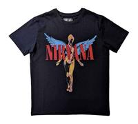 Nirvana In Utero Angelic Kinder-T-Shirt, Schwarz, Schwarz, XX-Small (1/2 Yrs)