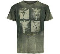 Nirvana In Utero Collage T-Shirt grün in M