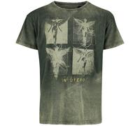 Nirvana In Utero Collage T-Shirt grün in XXL