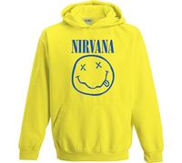 Nirvana Kids - Logo Kapuzenpullover gelb in M