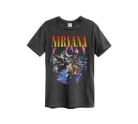 Nirvana - Live In New York Charcoal - T-Shirt - Grau - L - 100% Baumwolle Grau L