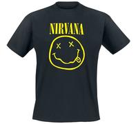 Nirvana Logo - Heavyweight T-Shirt schwarz in M